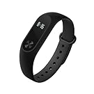 Mi Fitness Tracker, Xiaomi Band 2 Bluetooth 4.2 Smart Wireless Heart Rate Monitor IP67 Water-Resistant Wristband Watch With OLED Display Wearable Pedometer Activity Tracker for iPhone, Android phones (Mi Band 2 Black)