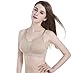 2PACK Nursing Bra Wireless bra Women's Sleeping Maternity Bra Breastfeeding Bra,Black+beige 2pcs/Pack,Large