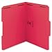 Smead Fastener File Folder, 2 Fasteners, Reinforced 1/3-Cut Tab, Letter Size, Red, 50 per Box (12740) primary