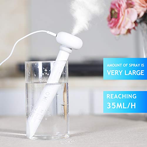 image for FIGROL Portable Mini Humidifier, Cool Mist Humidifier Travel Air Humid
