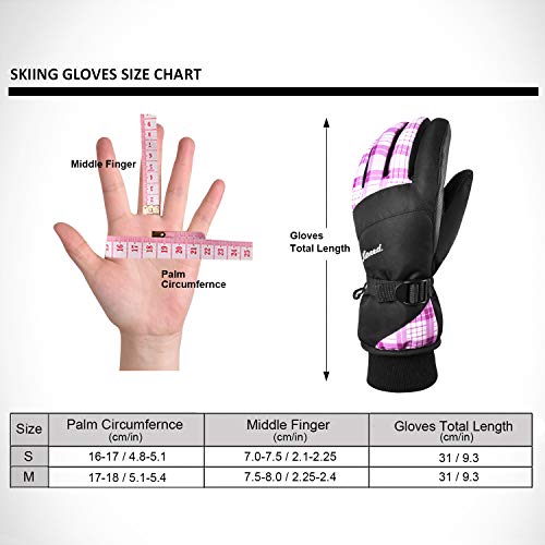 image for KINEED Waterproof Women Winter Ski Snowboard Snow Riding Biking Drivin