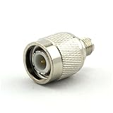 Maxmoral 1 PCS TNC Male to SMA Female Connector RF Coax Coaxial Adapter