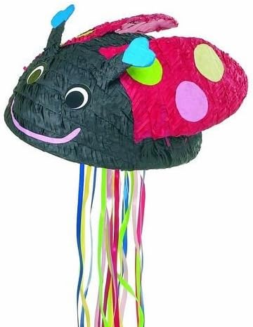 Ladybird/Ladybug Pull Pinata - Party Game/Decoration