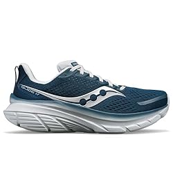 Saucony Men's Guide 17 Sneaker, Denim/Cloud, 9