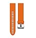 ANCOOL Compatible with Fenix 5S 20mm Width Easy Fit Soft Silicone Watch Band Replacement for Fenix 5S/Fenix 5S Plus, Orange