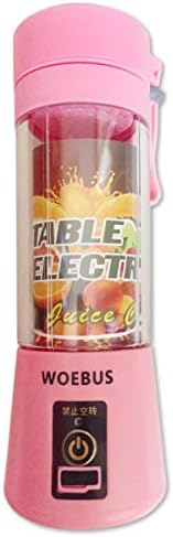 Finest Portable Blender Or Food Processor For The Traveller, For The Camper and All Who Desires A Mini Portable Juicer For Travel, Outdoor Or To Rapidly Make A Shake, Juice Or A Cool Beverage (Pink)