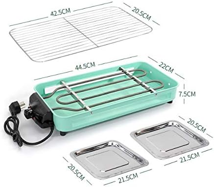 review UXZDX CUJUX Portable Smoke Free Electric Grill Home Barbecue Electric Grill Outdoor Camping Picnic Burner Charcoal Camping Barbecue Oven