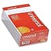 Universal 5 x 8 White 12 pk Pads Jr Legal Size Narrow Rule Perforated 50 Sheet