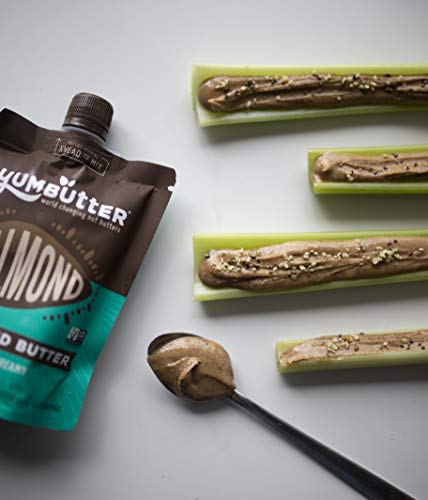 Almond Butter No Sugar Added by Yumbutter, Gluten Free, Vegan, Paleo, Keto, Non-GMO, 6.2oz Pouch - Image 5