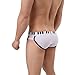Men's Underwear,Neartime Thin Boxers Light Men Shorts Briefs Musical Note Type (S, White)