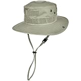 Hazard 4 SunTac Cotton Boonie Hat with Molle, Desert Khaki, Regular
