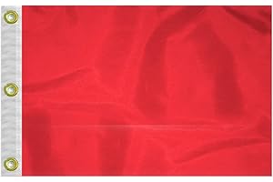 A.G.A.S MANUFACTURING GROUP AGAS Canada Red Golf Flags Mini with Grommets 14x20 inch - Printed Single Sided 200D Nylon - Double Sewn Edges - Golf Flags with Canvas Heading and 3 Brass Grommets - Practice Pin Flags - Putting Green Flags - Waterproof Putting Green Flags Mini Pin Flags For Yard - Golf Flag for Driving Range Backyard.