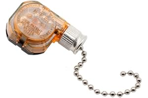 JUSTAUS Home Ceiling Fan Light Lamp Replacement Parts 3position 4 Wire Pull Chain Control Switches - (Color: 3089B)