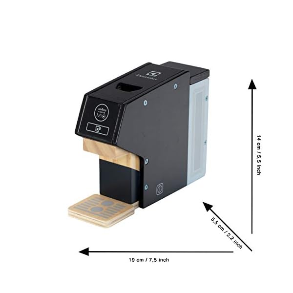 Theo Klein 7404 Electrolux Küchen-Set, Holz | Hochwertiges Kinder-Küchsenset bestehend aus Kaffeemaschine, Mixer und Toaster | Zubehör für Spiel-Küchen | Spielzeug für Kinder ab 3 Jahren – Bild 7