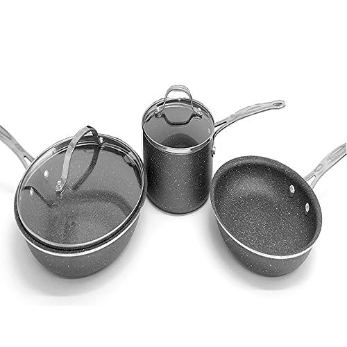 Granite Stone Diamond NonStick 5pc Mineral Infused Titanium Cookware
