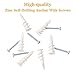 VIGRUE Drywall Anchors Plastic Self Drilling Hollow Wall Anchors with Tapping Screws Assortment Kit 120PCS (13×42mm ＋ 15×33mm)