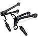 Krator Suzuki GSX-R 600/750 2008-2010 (Rear) Foot Rests Assembly Kit Frame Fitting Stay Frame Fitting Stay Footrests Step Bracket Assembly