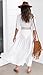 Women's Chiffon Kimono Cardigan Lace Long Maxi Beach Dress Bikini Covers Up ,US 6,White, Asian Tag size L