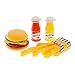Kangaroo Deluxe Pretend Food, 120 Piece Set
