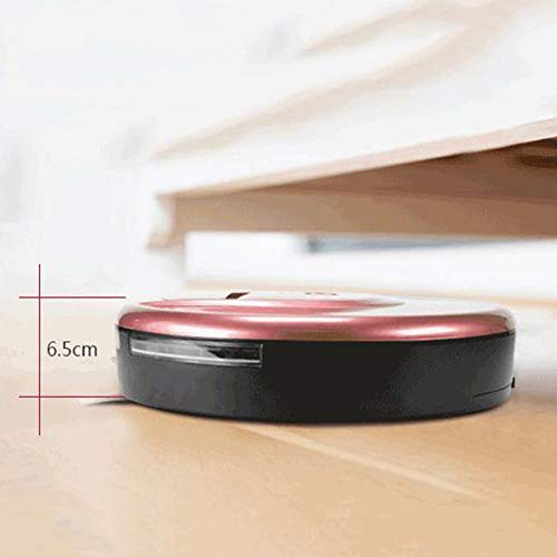 Gyswshh Smart Automatic Suction Sweeping Robot Mini Household Electric Vacuum Cleaner Gray