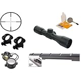 Ultimate Arms Gear Enfield Rifle Scope .303 NO.1 MK3 Rail Mount + 4x30 Mil Dot Scope + Scope Rings + Lens Covers + Lens Cleaning Kit
