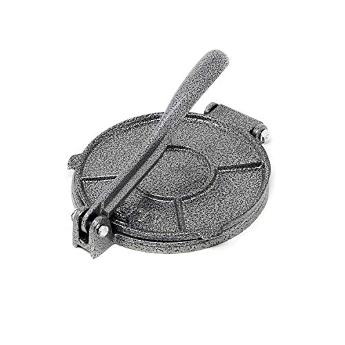 ACLUXS Cast Iron Tortilla Press - Flour Corn Flatbread Pita Press Maker - 8 Inch - Black - Thumbnail 4