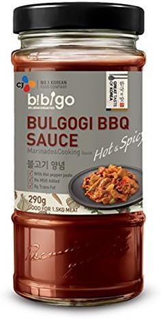 CJ Bibigo Bulgogi BBQ Sauce Hot & Spicy Flavour 290g