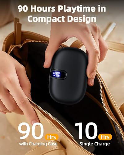 AI Translation Earbuds Real Time 164 Languages Translator Ear Buds 90H Playtime Wireless Translating Earbuds with LED Display AI Headphones Audifonos Traductores for Travel Business Learning Graphite