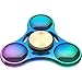 The Anti-Anxiety 360 Spinner Helps Focusing Fidget Toy [3D Figit] Tri-Spinner EDC Focus Toy for Kids & Adults - Best Stress Reducer Relieves ADHD Anxiety Boredom Metal Bearing (Rainbow)