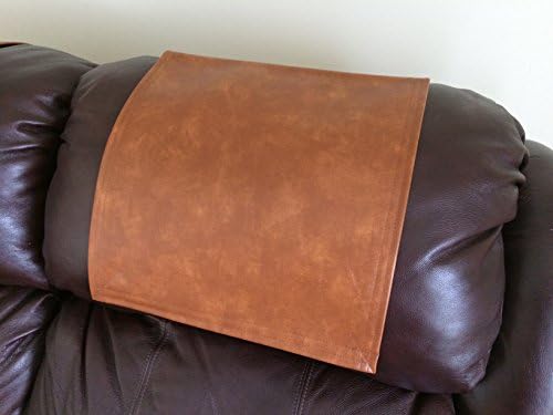 Chair Cover Recliner Pad Headrest Furniture Protector Soft Deluxe Vinyl Bittersweet Color 14X30 Sofas Loveseats Theater Seating Chaises