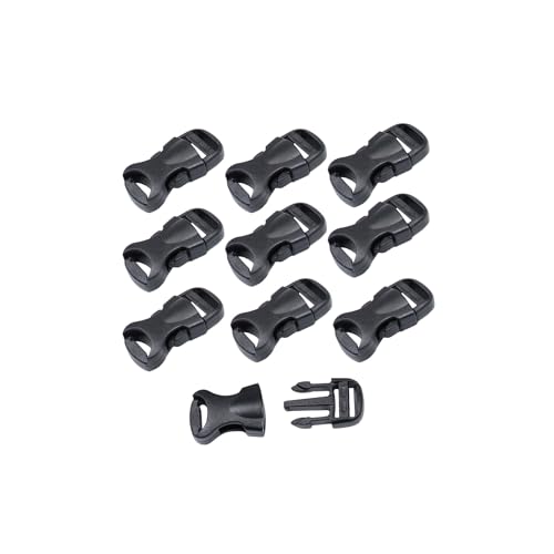 Baitoo Quick Side Release Buckle, Heavy Duty Plastic Snap Buckle Clip Clasp Fasteners for Backpack Strap