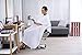 SMARTHAIR Professional Salon Cape Polyester Haircut Apron Barber Cape,54”x62”,White,C026005B
