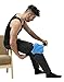 Knee Wrap - Gel Beads Hot & Cold Therapy Compress Pack + Fabric Cover - Reusable gel beads provides both ice or heat pain relief and rehab treatments. Great for sports injuries, arthritis pain + more