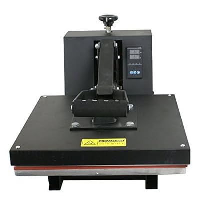 ZENY 15" x 15" Sublimation Heat Transfer Press Machine - Clamshell for T-Shirt, Black (#04) - Image 5