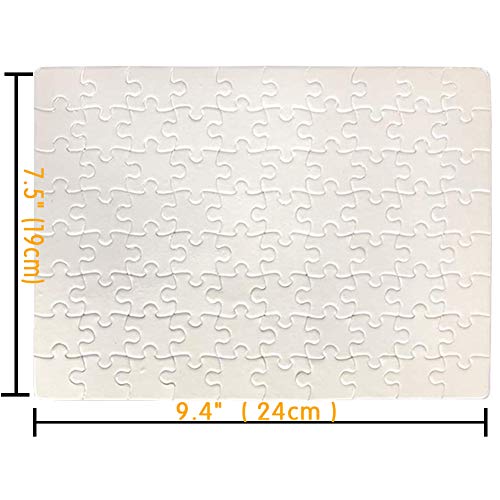 12 Pack Jigsaw Puzzles 80 Pieces Sublimation Blanks Puzzles DIY Puzzle