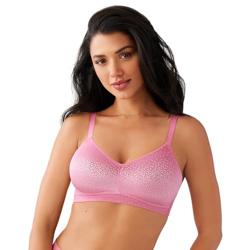 Wacoal Women's Back Appeal Unlined Mid Coverage Wire Free Bra, 852303, Chateau…
