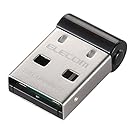 ELECOM Bluetooth USB Adapter Compact Model Ver. 4.0 EDR/LE Compatible (Low Energy Use) Class 2 Windows 10 Compatible LBT-UAN05C2