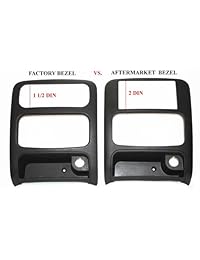 Jeep Liberty 2003 2004 2005 2006 2007 Aftermarket Double Din Radio Dash Kit de instalación Bisel + Arnés de cable y adaptador de antena estándar