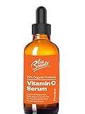 Vitamin C Serum (20%) by Bleu Beauté - High potency skin brightening anti aging facial serum - repairs sun damage and Fades spots, Dark circles fine lines and wrinkles (2 OZ)