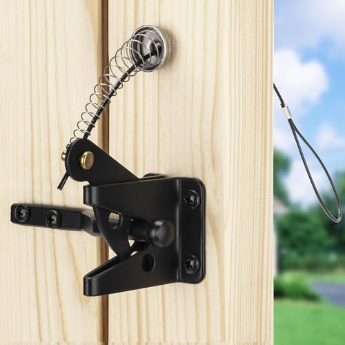 TIBEGOLD Self Locking Gate Latch