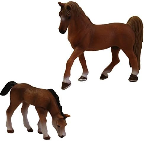 Migration, Set of 2 Horses, Adult & Baby, Animal Figures by Migration