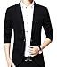 Men's Casual Dress Suit Slim Fit Stylish Blazer Coats Jackets (Black,US Large/Label 4X-Large)…