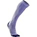2XU Women's Performance Compression Run Sock, Lavender/Velvet Purple, Small