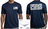 Fire Department Wicking Performance Duty T-shirt (Navy)