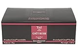 DAMMANN FRERES Gout Russe Black Tea, 24 Cristal Teabags