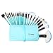 VANDER Makeup Brushes 24 Pieces Professional Makeup Brush Set Synthetic Kabuki Foundation Blending Blush Face Eyeliner Shadow Power Brushes Liquid Cream Concealer Lip Cosmetics Brushes Kit (Blue)
