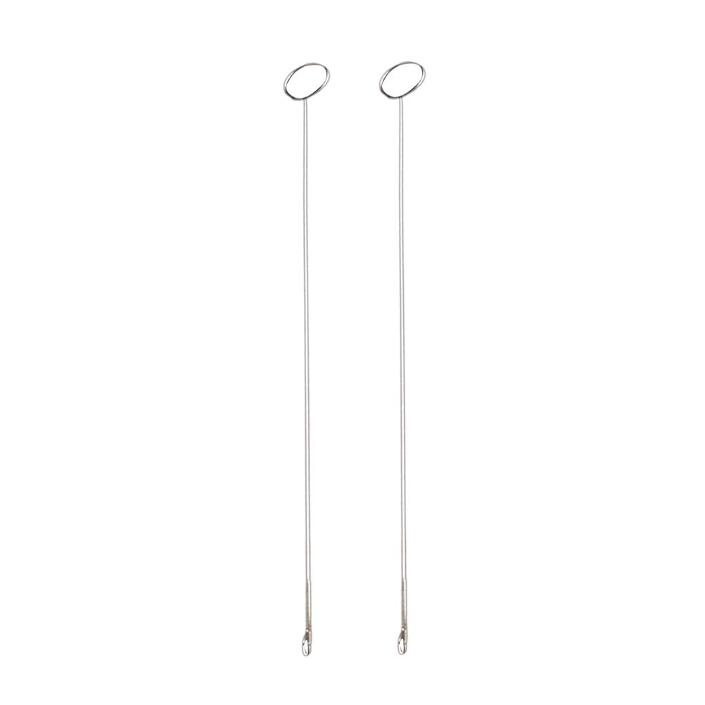 HEALLILY Sewing Loop Turner Hook with Latch for Fabric Tube Straps Belts Strips DIY Accessories 2pcs