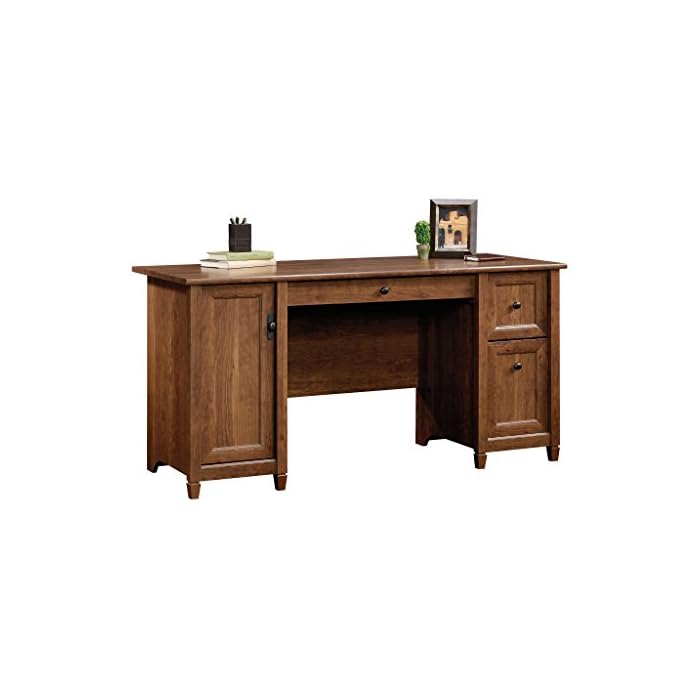 Sauder Edge Water Computer Desk, Auburn Cherry