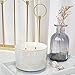 Jasmine Scented Candle 2-Wick Soy Wax Long Burning (13 oz) Strong Fragrance Aromatherapy Candles for Home Wedding Festival Decorative, Stress Relief and Best Friend Gifts(White)thumb 3
