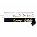 Pack of 12 Bachelorette Sashes- Includes 1 Bride to Be sash and 11 Team Bride Sashes - Hen Party Wedding Decorations Party Favors Accessories